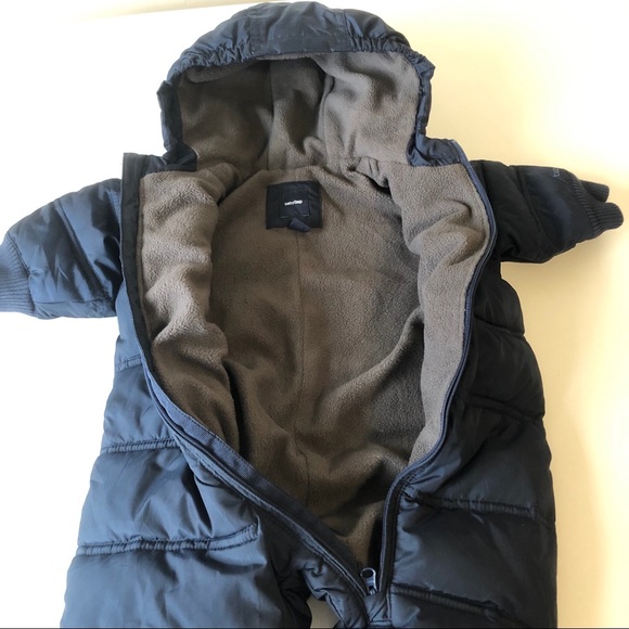 Baby Gap Winter Snow Suit Fleece Lined Bunting 6m - Picture 5 of 7